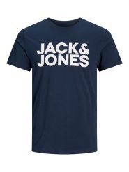 Jack & Jones Koszulka "Corp" w kolorze granatowym rozmiar: S. Niebieskie bezrękawniki Jack & Jones, s, bez wzorów, z bawełny, bez kołnierzyka, bez ramiączek. Za 37.38 zł.