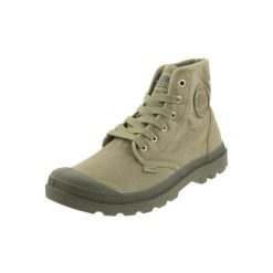Buty do chodzenia męskie Palladium Pampa HI. Zielone buty trekkingowe Palladium, bez wzorów, z gumy, za kostkę, bez zapięcia. Za 329.99 zł.