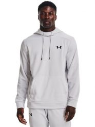 Under Armour Bluza UA Armour Fleece Hoodie 1373353 Szary Regular Fit. Szare bluzy Under Armour, l, bez wzorów, z syntetyku, bez kaptura. Za 299.99 zł.