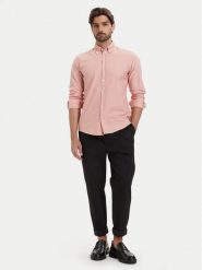 BOSS Koszula H-Roan 50555920 Różowy Slim Fit. Czerwone koszule Boss, l, bez wzorów, z bawełny, bez kołnierzyka, bez ramiączek. Za 549.99 zł.