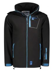 Canadian Peak Kurtka softshellowa "Riziereak" w kolorze czarnym rozmiar: L. Czarne kurtki outdoor i hardshell Canadian Peak, l, bez wzorów, bez kaptura. Za 220.63 zł.