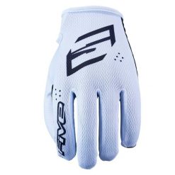 Rękawiczki XR-RIDE - BIAŁE (białe) - XXXL/13. Białe rękawiczki FIVE GLOVES, bez wzorów, ze skóry. Za 87.00 zł.
