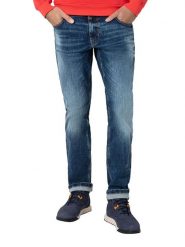 Timezone Dżinsy "EduardoTZ" - Slim fit - w kolorze niebieskim rozmiar: W36/L30. Niebieskie jeansy Timezone, l. Za 185.76 zł.