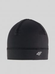 4F Czapka do biegania uniseks - czarna S/M. Czarne czapki zimowe 4F, bez wzorów. Za 69.99 zł.