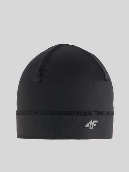 4F Czapka do biegania uniseks - czarna S/M. Czarne czapki zimowe 4F, bez wzorów. Za 69.99 zł.