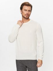 Boss Sweter Botto-L 50476364 Écru Regular Fit. Swetry rozpinane Boss, l, bez wzorów, z wełny, bez kołnierzyka, bez ramiączek. Za 359.99 zł.