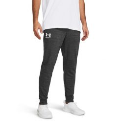 Spodnie dresowe męskie Under Armour Rival Terry Jogger. Szare joggery i bojówki Under Armour, m, bez wzorów, z dresówki, sportowe. Za 174.99 zł.