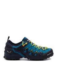 Salewa Trekkingi Wildfire Edge 61346-3988 Niebieski. Niebieskie buty trekkingowe Salewa, bez wzorów, z materiału, bez zapięcia. Za 749.99 zł.