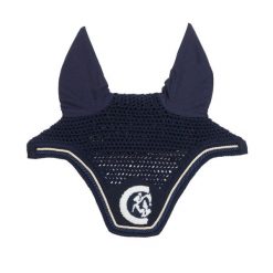 Czapka z muchą dla koni Kentucky Wellington 3D Logo. Niebieskie krawaty i muchy KENTUCKY HORSEWEAR, bez wzorów. Za 379.00 zł.