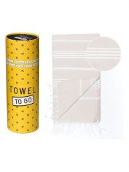 Samimi Chusta hammam w kolorze beżowym - 180 x 100 cm rozmiar: onesize. Brązowe szaliki Samimi, bez wzorów, z bawełny. Za 82.64 zł.