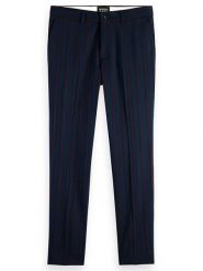 Scotch & Soda Spodnie chino w kolorze granatowo-borodwym rozmiar: W33/L32. Czerwone eleganckie spodnie Scotch & Soda, na co dzień, l. Za 189.29 zł.