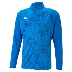 Kurtka z dresu Puma teamLIGA Graphic. Niebieskie kurtki Puma, xs, bez wzorów, z dresówki, bez kaptura. Za 213.50 zł.