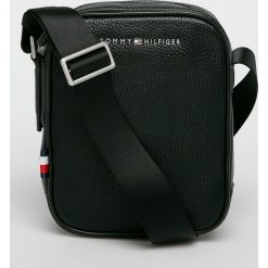 Tommy Hilfiger - Torba. Czarne torby na ramię Tommy Hilfiger, bez wzorów, z materiału, na ramię, małe, bez dodatków. W wyprzedaży za 229.90 zł.