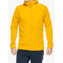 Polar męski Fjallraven Abisko Grid Fleece Hoodie. Żółte bluzy z polaru Fjällräven, m, bez wzorów, z polaru, bez kaptura. Za 671.99 zł.