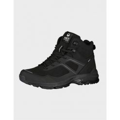 Buty trekkingowe Halti Tega Mid DX. Czarne trekkingi Halti, bez wzorów, bez zapięcia. Za 529.99 zł.