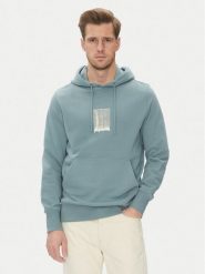 Calvin Klein Jeans Bluza Brush Stroke J30J327525 Niebieski Regular Fit. Niebieskie bluzy Calvin Klein Jeans, m, bez wzorów, z bawełny, bez kaptura. Za 289.99 zł.