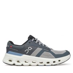 Buty do biegania On. Szare buty do biegania On, bez wzorów, bez zapięcia, do biegania. Za 689.99 zł.