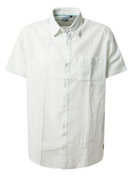 Pioneer Koszula w kolorze kremowo-zielonym rozmiar: L. Brązowe koszule PIONEER, l, bez wzorów, z bawełny, bez kołnierzyka, bez ramiączek. Za 68.95 zł.