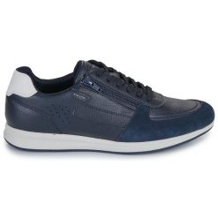 Sneakersy Geox Avery. Niebieskie buty sportowe casual Geox, bez wzorów, bez zapięcia. Za 421.50 zł.