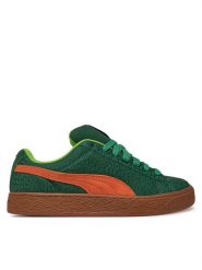 Puma Sneakersy Suede XL TMNT 401304 01 Zielony. Zielone buty sportowe casual Puma, bez wzorów, z nubiku, bez zapięcia. Za 489.99 zł.