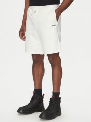 HUGO Szorty sportowe Dayono 50530696 Beżowy Relaxed Fit. Brązowe krótkie spodenki sportowe Hugo, m, bez wzorów, z bawełny. Za 289.99 zł.