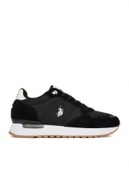 U.S. Polo Assn. Sneakersy EO-SMYTH001M/6TS1 Czarny. Czarne buty sportowe casual U.S. Polo Assn., bez wzorów, z materiału, bez zapięcia. Za 249.99 zł.