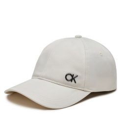 Czapka z daszkiem Calvin Klein. Niebieskie czapki z daszkiem CALVIN KLEIN, bez wzorów. Za 109.99 zł.