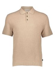 Jack & Jones Koszulka polo "Cooper" w kolorze beżowym rozmiar: XXL. Brązowe koszulki polo Jack & Jones, xxl, bez wzorów, bez kołnierzyka, bez ramiączek. Za 86.99 zł.