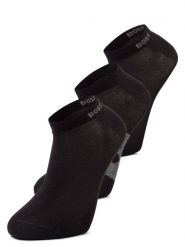 BOSS Męskie skarpety do trampek w 3-paku Mężczyźni czarny|wielokolorowy wzorzysty, 43-46. Czarne skarpety Boss, bez wzorów, z bawełny. Za 89.95 zł.