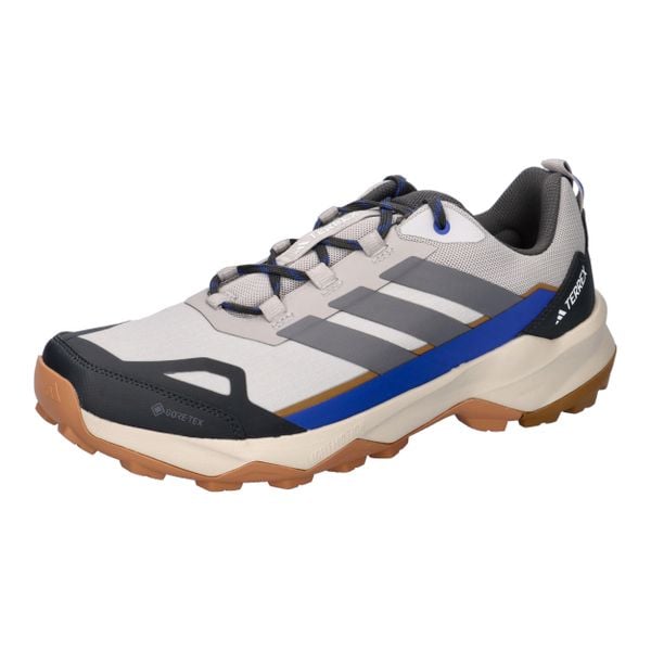 Buty trekkingowe adidas Terrex Skychaser AX5 GORE-TEX. Szare trekkingi Adidas, bez wzorów, z gore-texu, bez zapięcia. Za 515.15 zł.