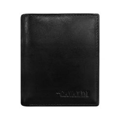 Portfel męski skórzany 4 u Cavaldi 0720-BS czarny. Czarne portfele 4U Cavaldi, bez wzorów, ze skóry. Za 49.99 zł.