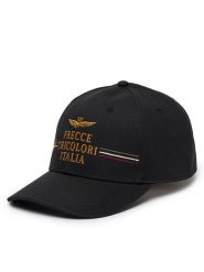 Aeronautica Militare Czapka z daszkiem 262HA1266UCT02261 Czarny. Czarne czapki z daszkiem Aeronautica Militare, bez wzorów, z bawełny. Za 214.99 zł.