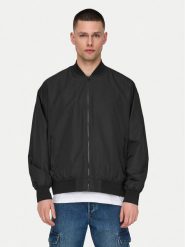 Only & Sons Kurtka bomber Gavin 22030757 Czarny Regular Fit. Czarne kurtki Only & Sons, l, bez wzorów, z syntetyku, bez kaptura. Za 99.99 zł.