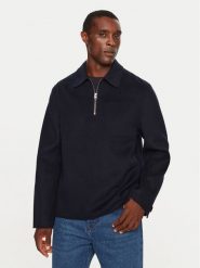 AMI PARIS Płaszcz wełniany HJK057.WV0022 Granatowy Regular Fit. Niebieskie płaszcze AMI PARIS, na zimę, l, bez wzorów, z wełny, bez kaptura. Za 3,549.00 zł.