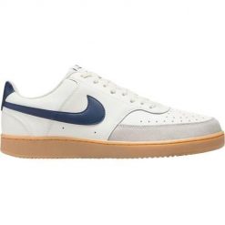Buty do chodzenia męskie Nike Court Vision Lo. Białe buty do biegania Nike, bez wzorów, z materiału, bez zapięcia, do biegania, nike court. Za 453.00 zł.