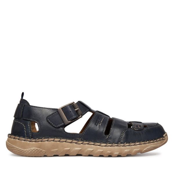 Sandały Josef Seibel. Niebieskie sandały Josef Seibel, bez zapięcia. Za 429.99 zł.