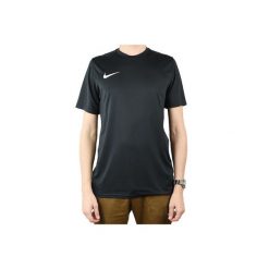 Koszulka sportowa męska z krótkim rękawem Nike Park VII. Niebieskie t-shirty sportowe Nike, bez wzorów, bez ramiączek, do piłki nożnej. Za 74.00 zł.