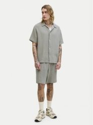 Jack & Jones Komplet koszula i szorty materiałowe Nantucket 12302220 Zielony Relaxed Fit. Zielone koszule Jack & Jones, l, bez wzorów, z bawełny, bez kołnierzyka, bez ramiączek. Za 209.99 zł.