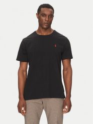 Polo Ralph Lauren T-Shirt Bsr 710680785 Czarny Custom Slim Fit. Czarne koszulki polo Polo Ralph Lauren, l, bez wzorów, z bawełny, bez kołnierzyka, bez ramiączek. Za 219.99 zł.
