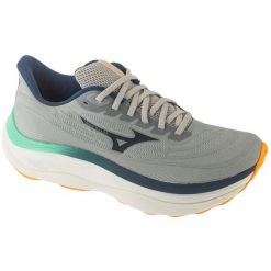 Buty do biegania męskie, Wave Sky 9. Szare buty do biegania Mizuno, bez wzorów, bez zapięcia, do biegania, mizuno wave. W wyprzedaży za 750.15 zł.