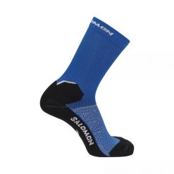 Skarpety sportowe do biegania Salomon Speedcross Crew. Czarne skarpetki sportowe Salomon, bez wzorów. Za 29.90 zł.