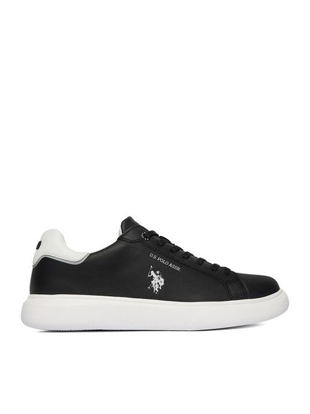 U.S. Polo Assn. Sneakersy EO-AUSTIN001M/6L1 Czarny. Czarne buty sportowe casual U.S. Polo Assn., bez wzorów, ze skóry, bez zapięcia. Za 196.99 zł.