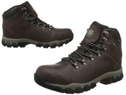 Buty trekkingowe męskie Karrimor Mendip 3 K894 Skóra. Brązowe buty turystyczne Karrimor, bez wzorów, z materiału, bez zapięcia, trekkingowe. Za 324.89 zł.