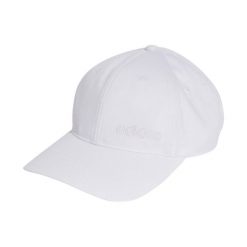 Czapka z daszkiem adidas Baseball Outline Linear. Białe czapki z daszkiem Adidas, na jesień, bez wzorów, z bawełny. Za 58.99 zł.