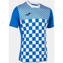 Joma Flag II koszulka sportowa Royal-White L. Białe t-shirty sportowe Joma, bez wzorów, z meshu, bez ramiączek, do piłki nożnej. Za 143.65 zł.