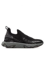 KARL LAGERFELD Sneakersy KL52415 Czarny. Czarne buty sportowe casual KARL LAGERFELD, bez wzorów, z materiału, bez zapięcia. Za 699.99 zł.