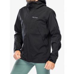 Kurtka przeciwdeszczowa Marmot PreCip Eco Pro Jacket. Czarne kurtki Marmot, l, bez wzorów, bez kaptura. Za 804.75 zł.