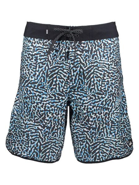 Quiksilver Szorty kąpielowe "Highline Scallop" w kolorze czarno-białym rozmiar: 30. Białe kąpielówki Quiksilver, bez wzorów. Za 109.95 zł.
