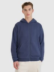 4F Bluza dresowa rozpinana z kapturem męska - szara L. Szare bluzy z kapturem 4F, l, bez wzorów, z bawełny, z kapturem. W wyprzedaży za 129.99 zł.