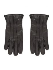 Jack&Jones Rękawiczki Męskie Jacmontana Leather Gloves Noos 12125090 Czarny. Czarne rękawiczki Jack&Jones, bez wzorów, ze skóry. Za 179.99 zł.